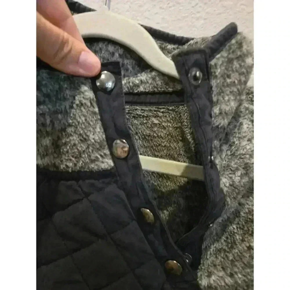 Abercrombie & Fitch Men's M Black Fleece Pullover Sweater Mock Neck - Picture 5 of 12